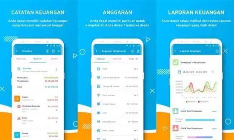 Tampilan riwayat transaksi di aplikasi DANA