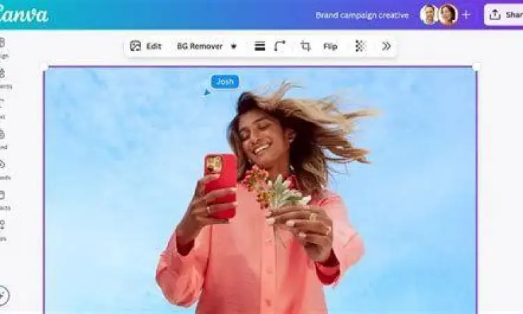 Teknologi AI Editing Visualisasi fitur AI pada aplikasi edit foto modern