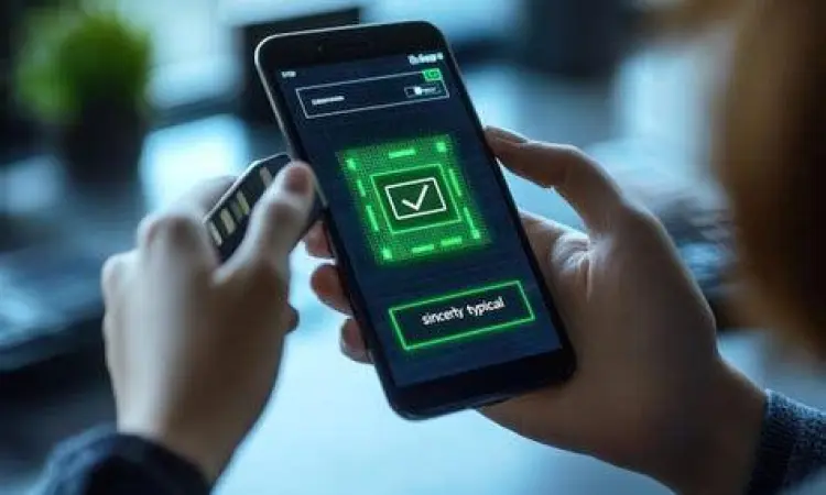 Cek Legalitas Investasi Pengecekan keamanan keuangan di ponsel