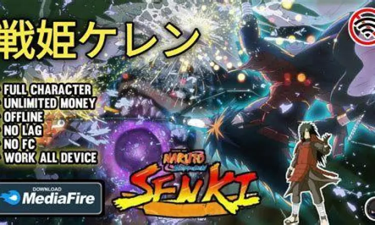 Gameplay Naruto Senki dengan karakter lengkap
