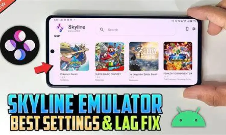 Menu pengaturan grafis pada Skyline Emulator APK
