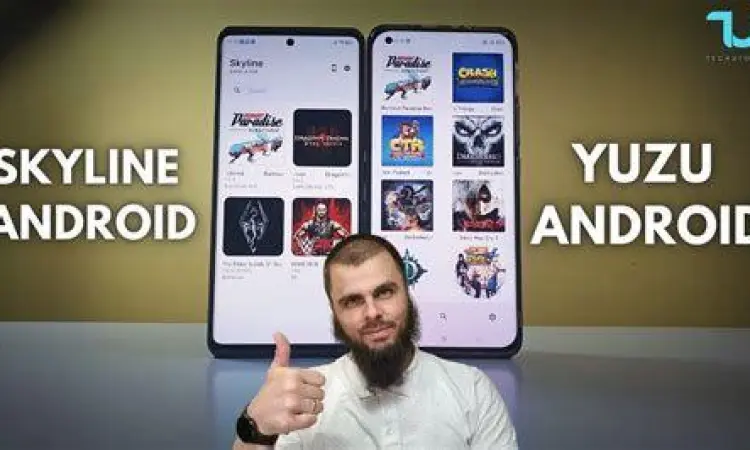 Perbandingan antarmuka emulator Skyline dan Yuzu