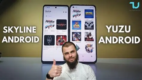 Skyline vs Emulator Lain Perbandingan antarmuka emulator Skyline dan Yuzu