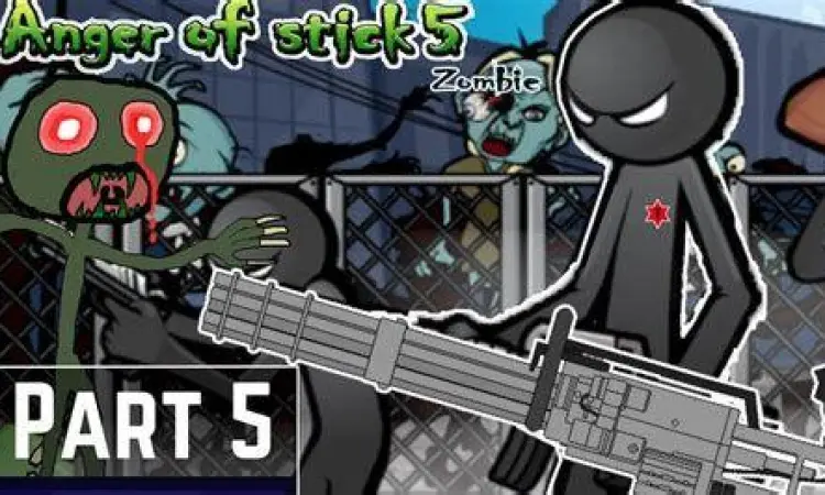 Aksi Bertarung Anger of Stick Gameplay Anger of Stick 5 Zombie dengan aksi memukau