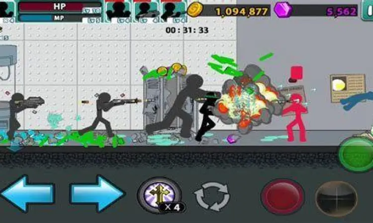 Sistem upgrade senjata dalam game Anger of Stick