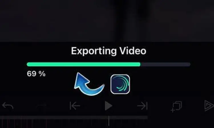 Proses ekspor video di Alight Motion tanpa hambatan