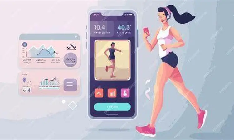 Antarmuka aplikasi olahraga dengan data statistik lengkap