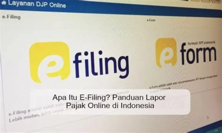 Lapor SPT Online Proses pelaporan e-filing menggunakan aplikasi pajak online