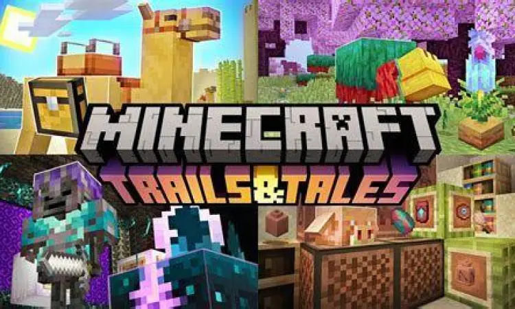 Visual fitur utama Minecraft 1.20 Trails and Tales