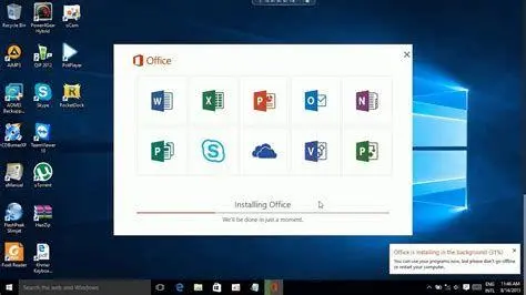 Instalasi Windows 10 Proses instalasi Office di Windows 10