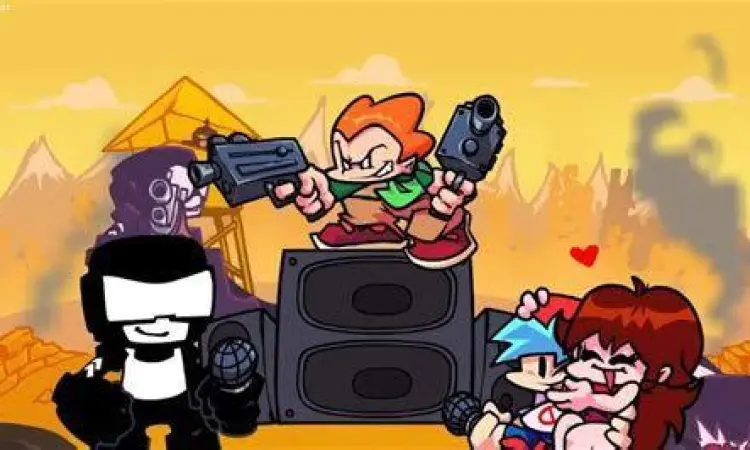 Week 7 FNF Tankman Karakter Tankman di Friday Night Funkin Week 7