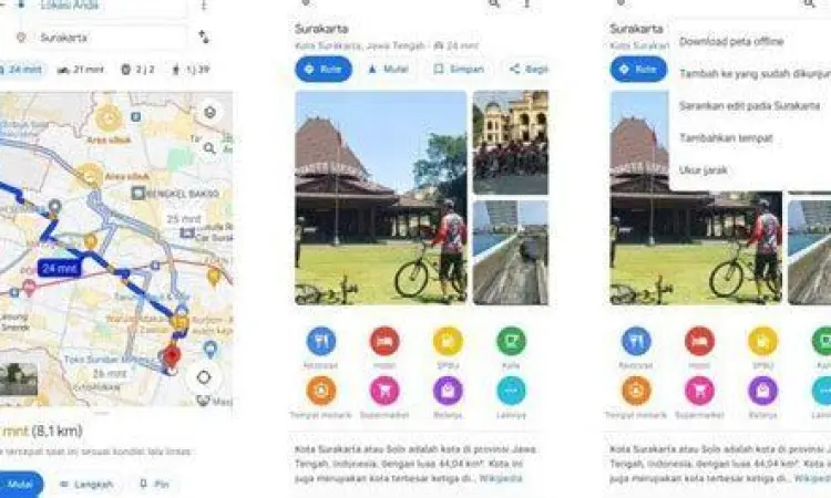 Menggunakan peta digital offline saat traveling