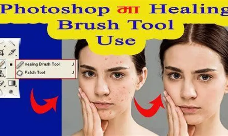 Healing Brush Photoshop 7 Demonstrasi penggunaan Healing Brush di Photoshop 7