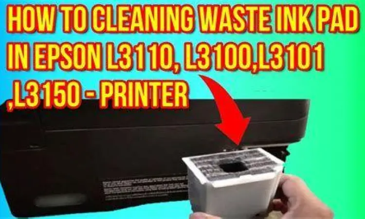 Maintenance Ink Pad Membersihkan waste ink pad epson l3110