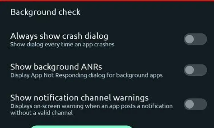 Optimasi Opsi Pengembang Menu opsi pengembang di aplikasi setelan untuk mempercepat HP