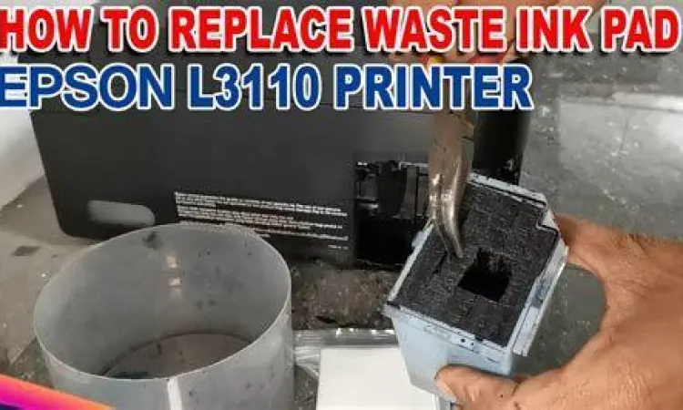 Penggantian Waste Ink Pad Mengganti busa pembuangan tinta epson l3110