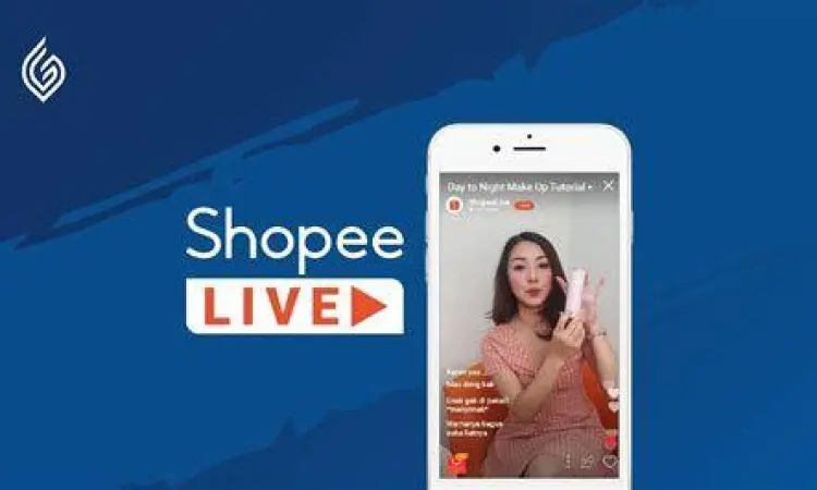 Shopee Live Streaming Sesi live streaming penjualan di aplikasi Shopee Indonesia