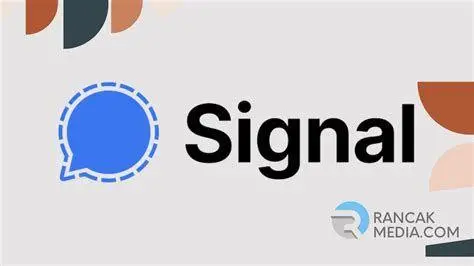 Antarmuka Aplikasi Signal Antarmuka aplikasi Signal yang bersih dan fokus pada keamanan