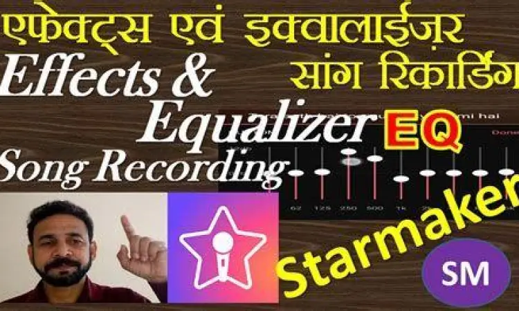 Pengaturan efek audio pada aplikasi Starmaker