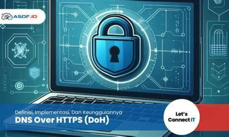 Diagram cara kerja VPN dan enkripsi data