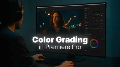Proses Koreksi Warna Proses color grading dalam editing video