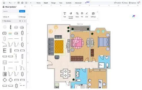 Floor Plan Creator Pro Antarmuka aplikasi desain denah rumah 3D