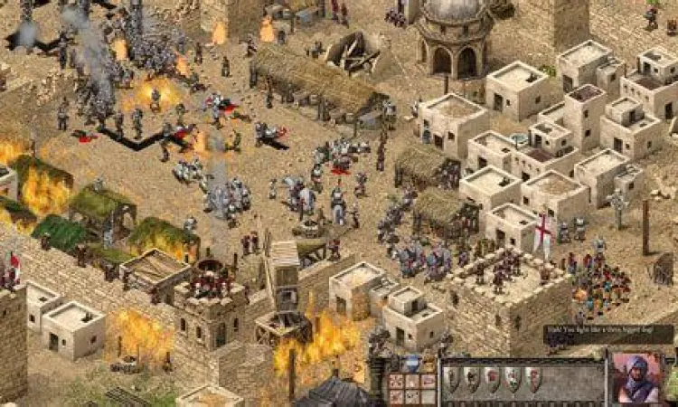 Pertempuran besar di Stronghold Crusader HD