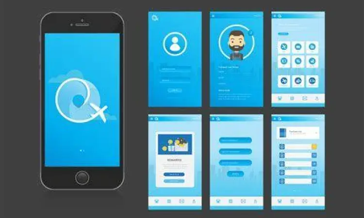 Aplikasi xx yang berjalan di perangkat smartphone