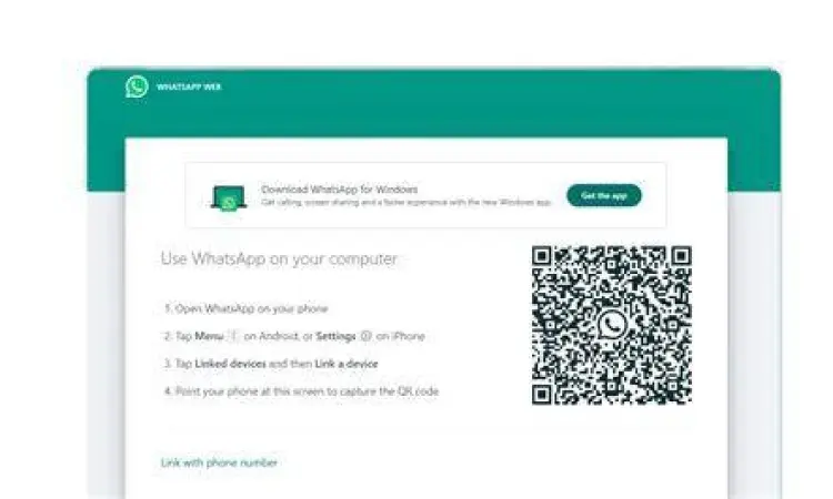 Cara scan kode QR untuk buka whatsapp web di komputer