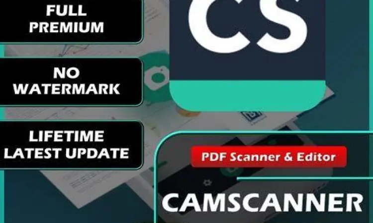 Fitur premium CamScanner unlocked