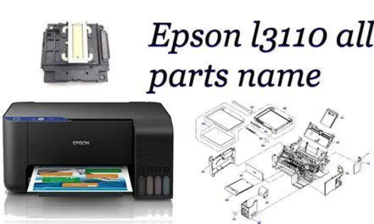 Detail fisik printer Epson L3110 EcoTank