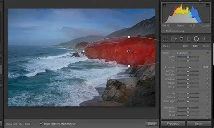 Fitur selective adjustment pada Lightroom Mod