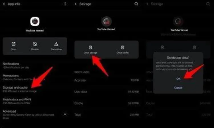 Kustomisasi Youtube Vanced Menu pengaturan kustomisasi pada Youtube Vanced