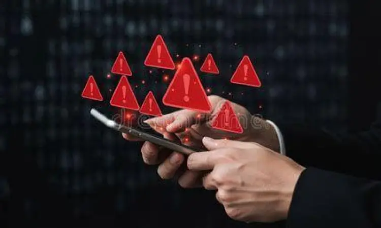 Data Breach Mobile Ilustrasi kebocoran data pada ponsel pintar