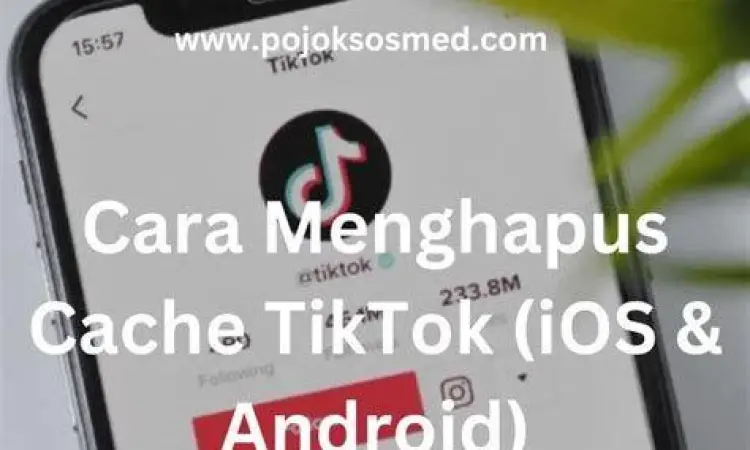 Langkah membersihkan cache aplikasi TikTok di pengaturan smartphone