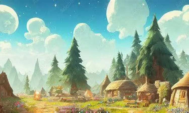 Seni konsep dunia Cherry Tale