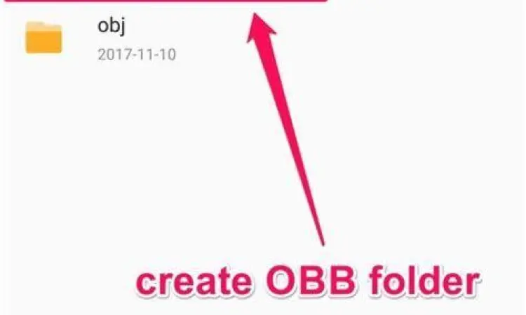Lokasi folder OBB Android