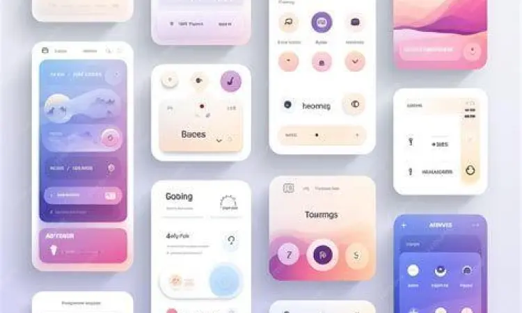 Antarmuka Aplikasi Kreatif Tampilan antarmuka aplikasi kreatif yang seru