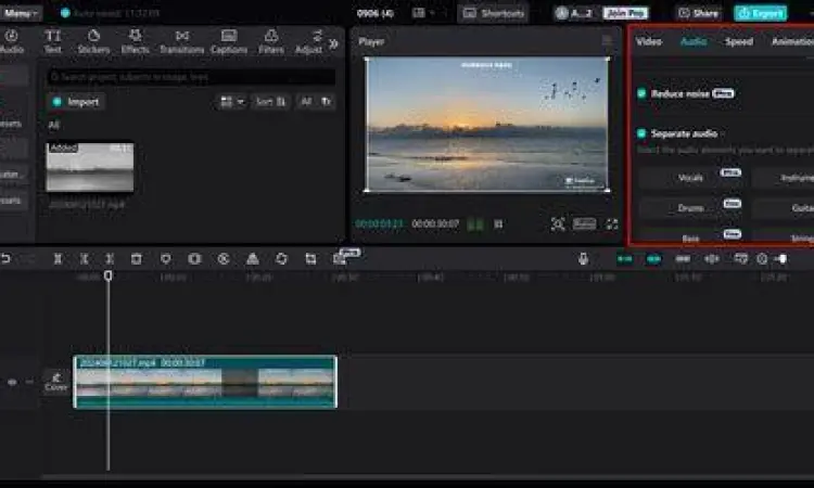Fitur editing video profesional di CapCut Pro Mod APK