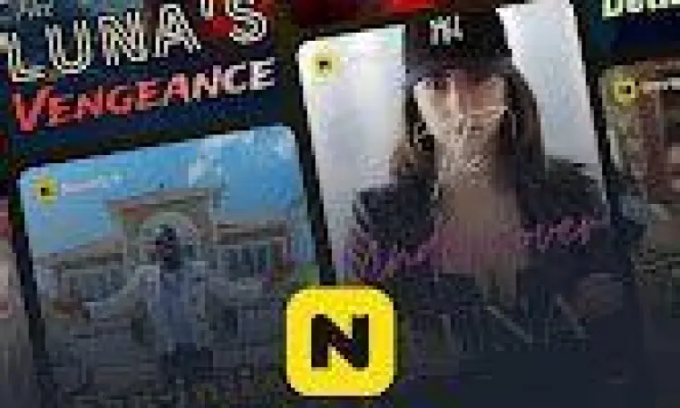 Antarmuka aplikasi baca novel digital yang modern