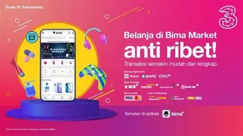 Promo Bima Tri promo paket internet tri murah di aplikasi