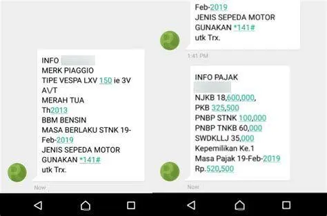Cek Data Kendaraan via SMS layanan sms cek kendaraan