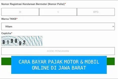 Bayar Pajak Motor Online Metode pembayaran pajak motor online Jawa Barat