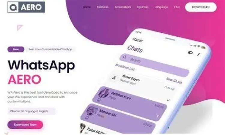 Panduan instalasi WhatsApp Aero APK