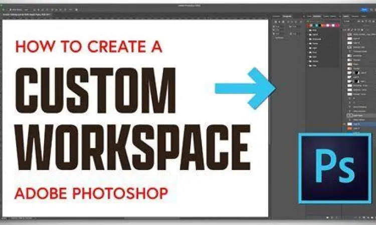 Workspace Adobe Photoshop yang modern dan efisien