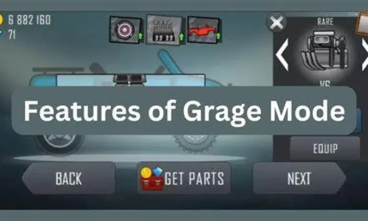 Kustomisasi garasi di Hill Climb Racing